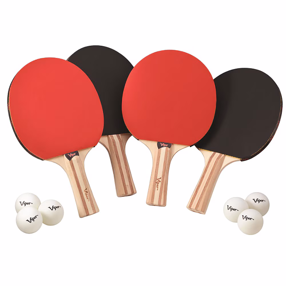 Viper Four Racket Table Tennis Ping Pong Set