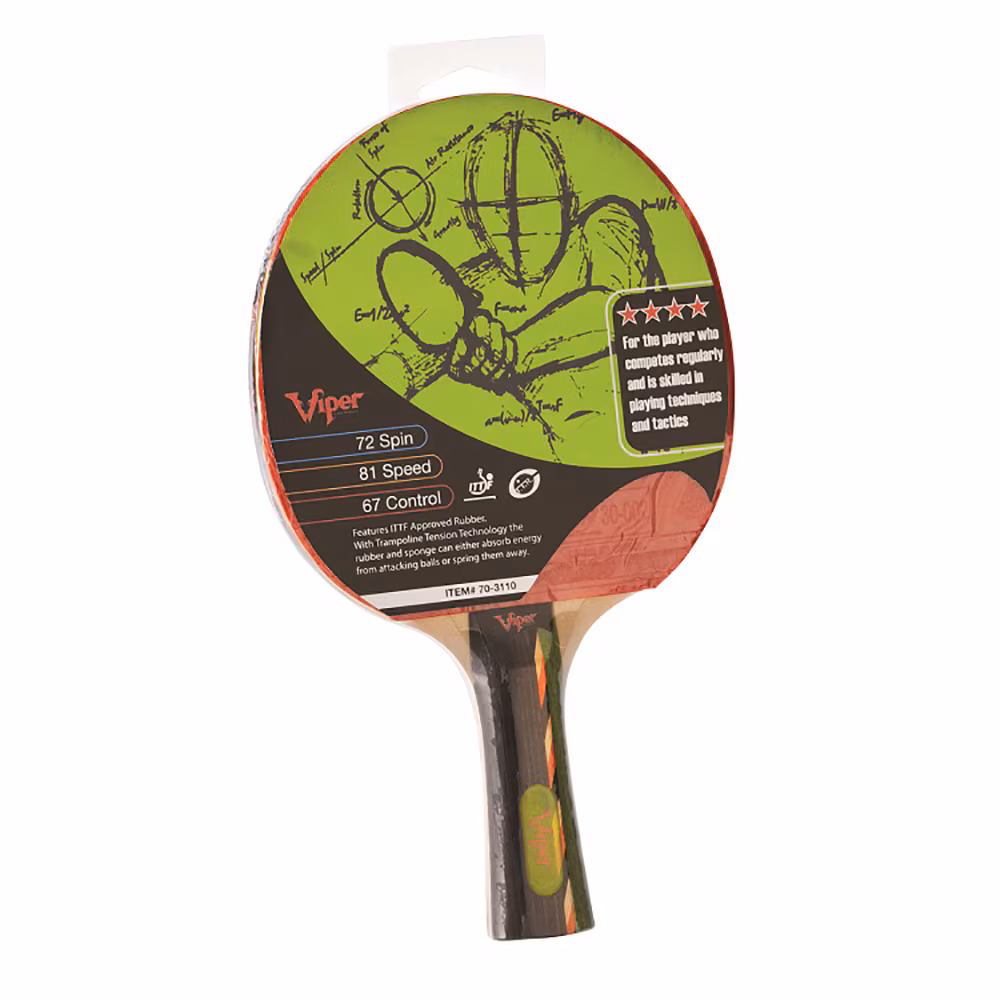 Viper Leading Edge 4 Star Table Tennis Ping Pong Racket Paddle