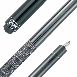 Viper Elite Series Metallic Black Wrapped Pool Cue 19 oz.