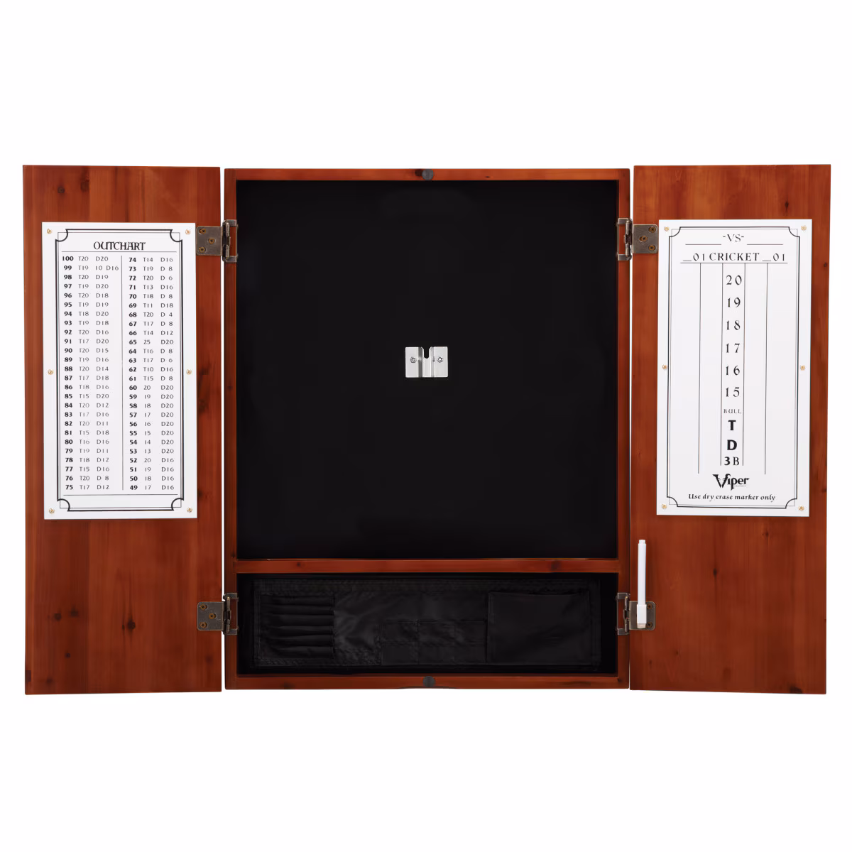 Viper Metropolitan Cinnamon Dartboard Cabinet