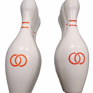 10 Bowling Pins for Chicago Coin Shuffle Alley