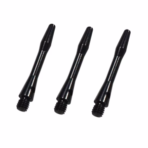 GLD SH Aluminum Dart Shafts - Black Set of 3