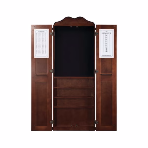 Dartboard Cabinet Cue Holder - Chestnut