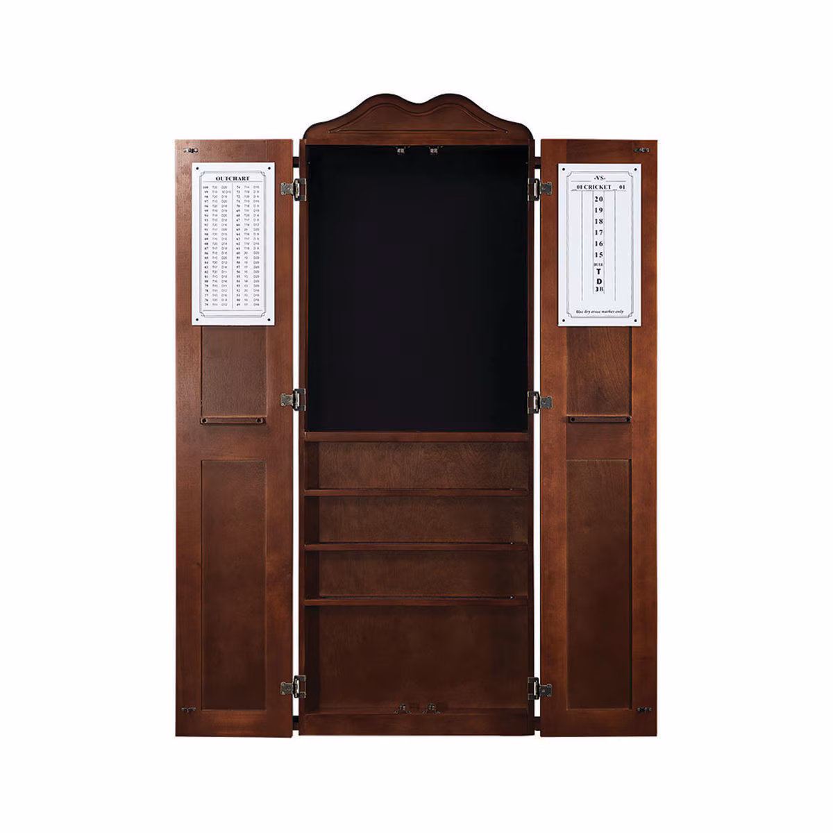 Dartboard Cabinet Cue Holder – Chestnut