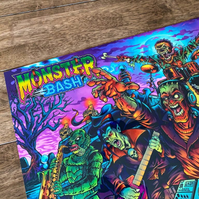 Translite for Monster Bash – Licensed Alternative by Brian Allen