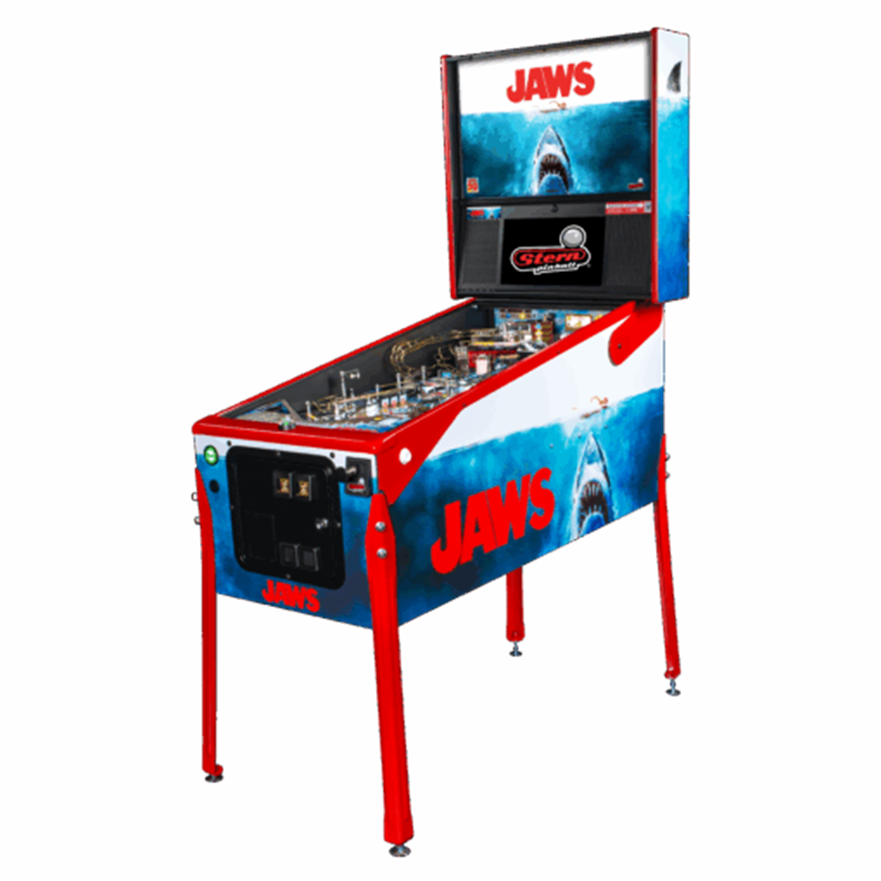 Jaws™ 50th Anniversary Premium Pinball Machine by Stern